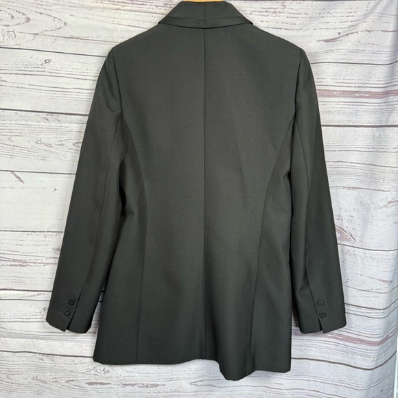 Tara Jarmon Black Women's one button Blazer Size 38 Mid length - Picture 10 of 10